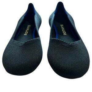 Rothy's Women’s Black Ballet‎ Round Toe Classic Flat Shoe Size 6 1/2